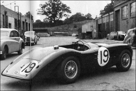 Ian Stewart i Peter Whitehead - Jaguar C-type.